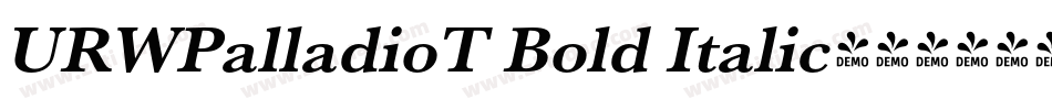 URWPalladioT Bold Italic字体转换